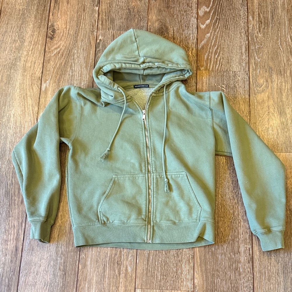Brandy Melville Olive Green Hoodie